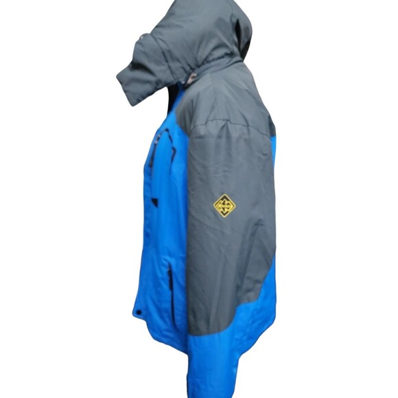 WANTDO Blue Ski Jacket Waterproof Windproof Detachable Hood Size Small - Picture 10 of 13